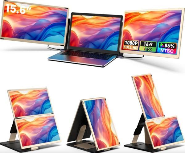 آنالیز S6 Triple Laptop Screen Extender: توسعه فضای کاری شما